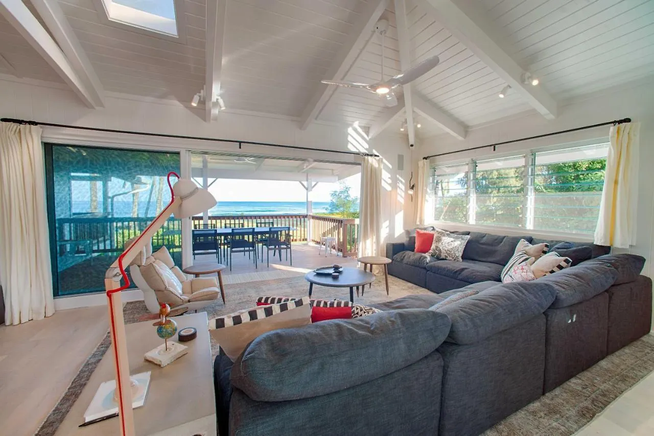 Hanalei Beachfront Home Дом отдыха
